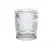Ly Thấp Thủy Tinh Deli Baroque 300ml Viền Vàng