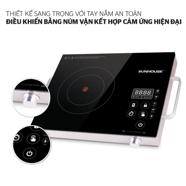 Bếp hồng ngoại đơn Sunhouse SHD6017 (EMC) 2000W