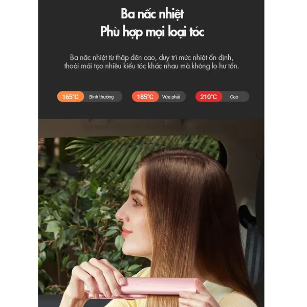 Máy Duỗi Tóc Không Dây Dreame AST14A - Màu Đen