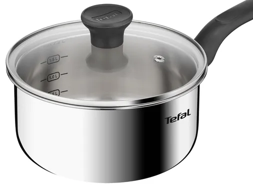 Quánh Inox Liền Khối Có Nắp Tefal Starter E3252395 - 18cm 1