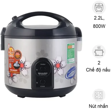 Nồi Cơm Điện Sharp KS-R231STV "SS" 2.2 Lít
