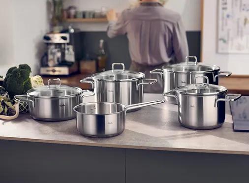 Bộ Nồi Fissler SatiTherm 5 Món Nắp Kính 6