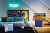 Lifestyle Tivi Samsung SERO QLED 4K 43 Inch QA43LS05B