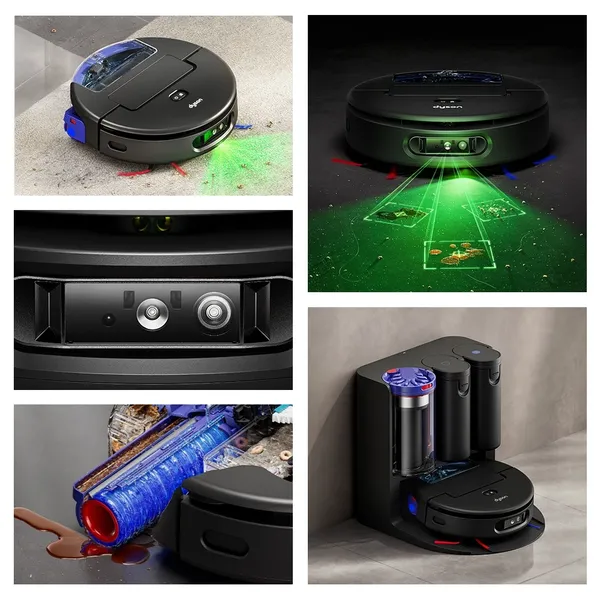 Robot Hút Bụi Lau Nhà Dyson Spot+Scrub™ Ai RB05-A