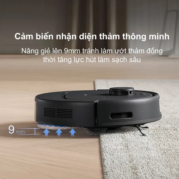 Robot Hút Bụi Lau Nhà Ecovacs Deebot N30 Pro Omni Đen