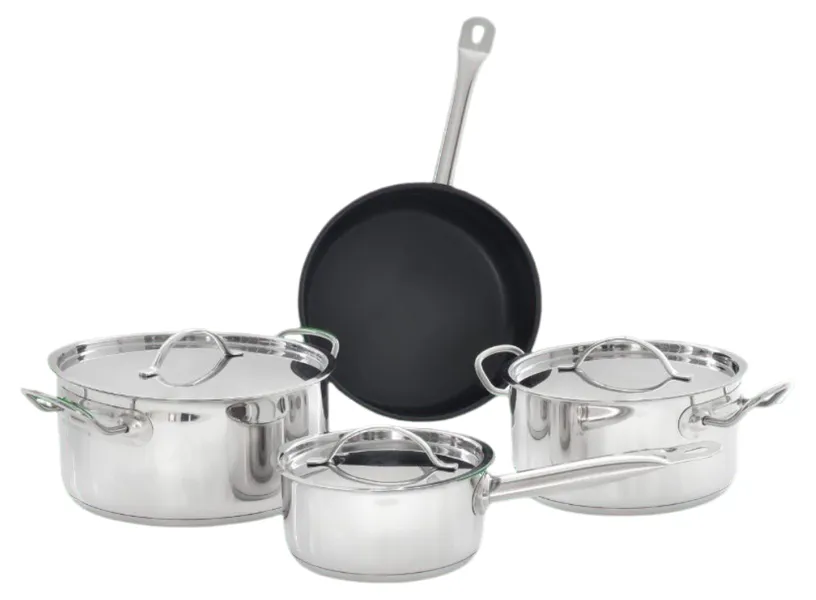 Bộ Nồi Chảo Inox 304 Tomate TOM 0707