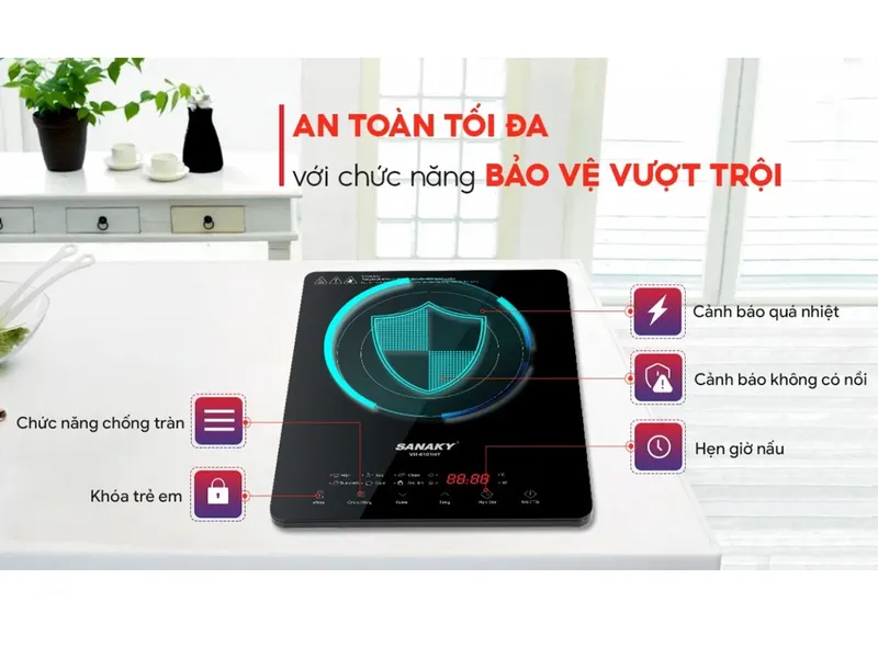 Bếp Điện Từ Đơn Sanaky VH6101HY
