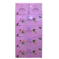 TỦ IBABY 05 NGĂN KN HỒNG-6003