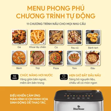 Nồi Chiên Không Dầu BlueStone AFB-5879 6 Lít 7