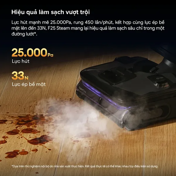Máy Hút Bụi Lau Sàn Roborock F25 Steam