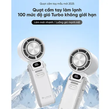 Quạt Cầm Tay Mini Có Sò Lạnh Lumias F3600 1
