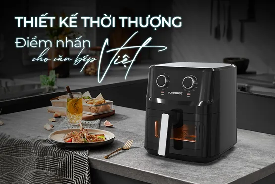 Nồi Chiên Không Dầu Sunhouse SHD4030 6.5 Lít