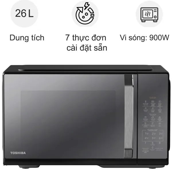 Lò Vi Sóng Toshiba MW3-EM26PE(BM)VN 26 Lít - Xuất Xứ Thái Lan