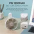 Quạt Cầm Tay Mini Magic A-011 Màu Trắng