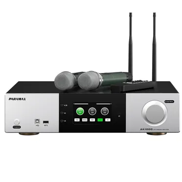 Amply Karaoke Tích Hợp Vang Số Và Micro Không Dây Paramax AX-1000 (Silver)