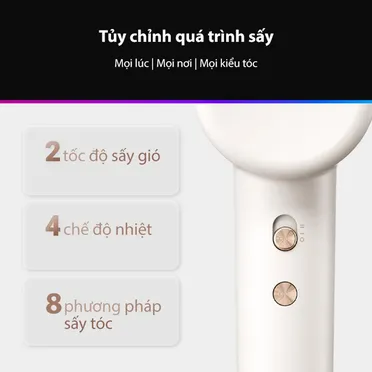 Máy Sấy Tóc Tốc Độ Cao Dreame AHD12A Hair Gleam 5