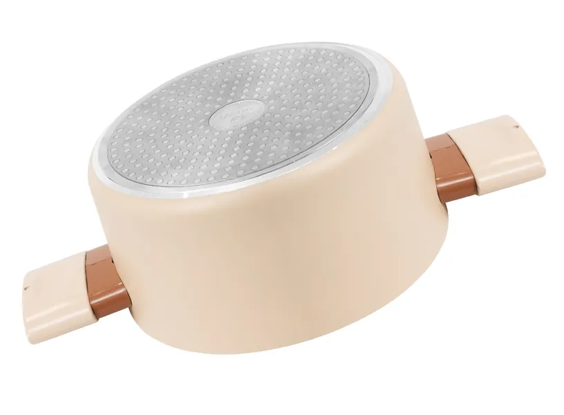 Bộ Nồi Chống Dính Ceramic Elmich Mocha EL5243MC04 Size 18,20,24, Quánh 16cm