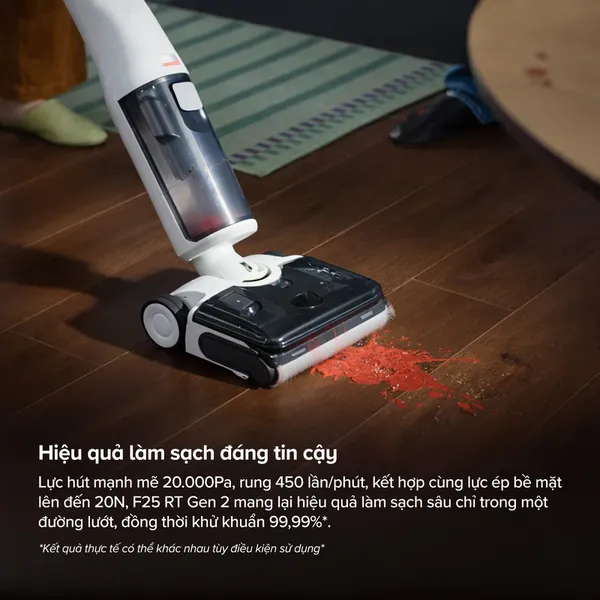 Máy Hút Bụi Cầm Tay Roborock F25 RT Gen 2 Màu Trắng