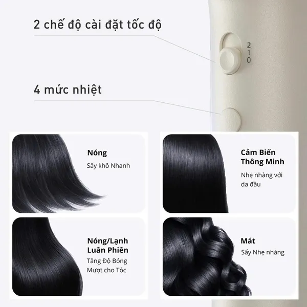 Máy Sấy Tóc Ion Âm Tốc Độ Cao Panasonic EH-NE9M-N442 1500W