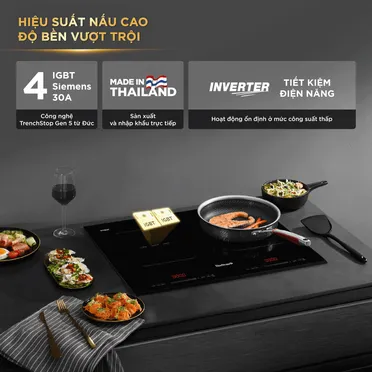 Bếp Từ Đôi BlueStone ICB-6949 5200W - Xuất Xứ Thái Lan 4