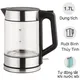 Bình Đun Siêu Tốc Thủy Tinh Simplehome HHB6707-2 1.7 Lít