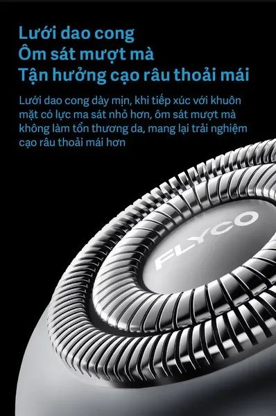 Máy Cạo Râu Điện Flyco FS965VN Màu Đen