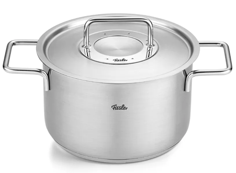 Bộ Nồi Fissler Pure 5 Món Nắp Inox Có Quánh - Nhập Khẩu Đức