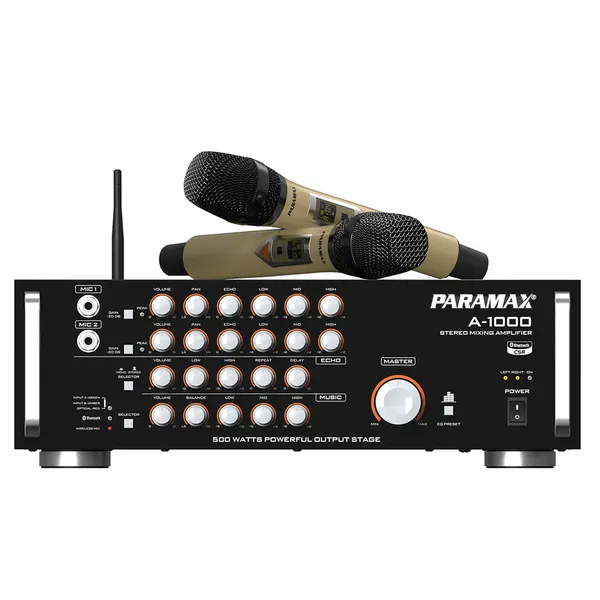 Combo Bộ Dàn Âm Thanh Paramax CBX-1000 (Loa Treo Paramax X-1000 + Amply Karaoke Paramax A-1000)