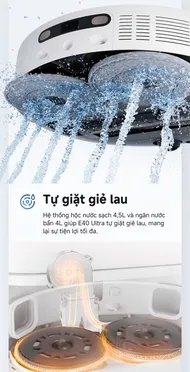 Robot Hút Bụi Lau Nhà Mova E40 Ultra 8