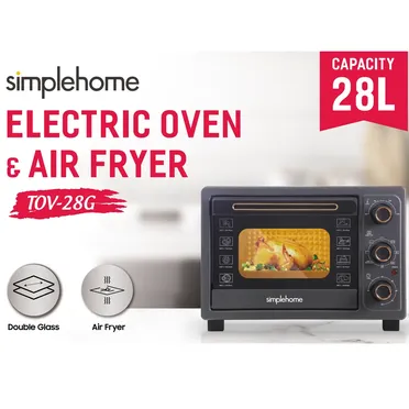 Lò Chiên Không Dầu Kết Hợp Nướng Simplehome TOV-28G 28 Lít 3