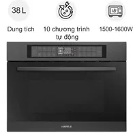 Lò Vi Sóng Kết Hợp Nướng Hafele HC-MWO381B 495.10.044 38 Lít