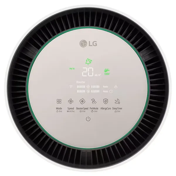 Máy Lọc Không Khí LG 360 Độ Alpha 1 Tầng Màu Vàng Be AS65GDBY0