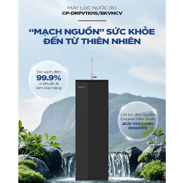 Máy Lọc Nước RO Cuckoo 11 Lõi CP-DRPV1101S/BKVNCV