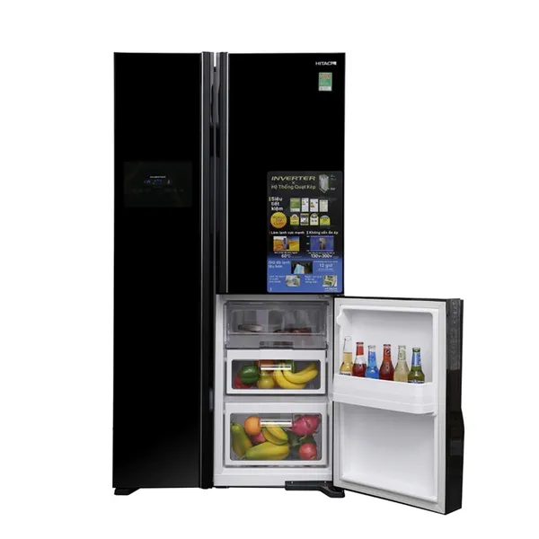Tủ Lạnh Hitachi Inverter 600 Lít R-FM800PGV2 GBK