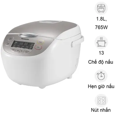 Nồi Cơm Điện Tử Panasonic SR-CP188NRAM 1.8 Lít