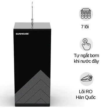 Máy lọc nước R.O Sunhouse SHA8868K 7 lõi