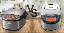 So s&aacute;nh nồi cơm điện cao tần Zojirushi v&agrave; Tiger, n&ecirc;n mua h&atilde;ng n&agrave;o?