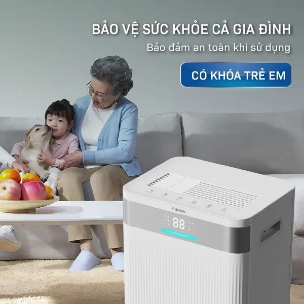 Máy Hút Ẩm Dân Dụng Fujihome DH20NW