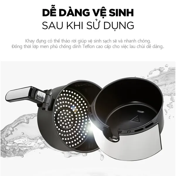 Nồi Chiên Không Dầu Cuckoo CAF-F0410T/BKVNCV Màu Đen