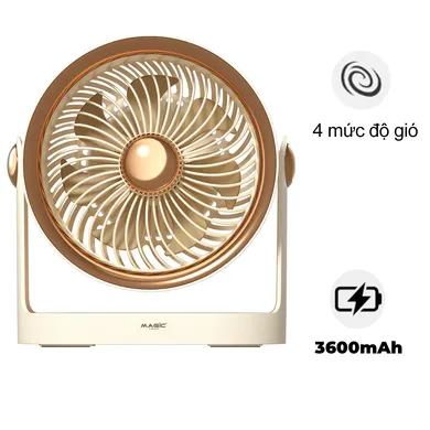 Quạt Sạc Để Bàn Mini Magic A-005