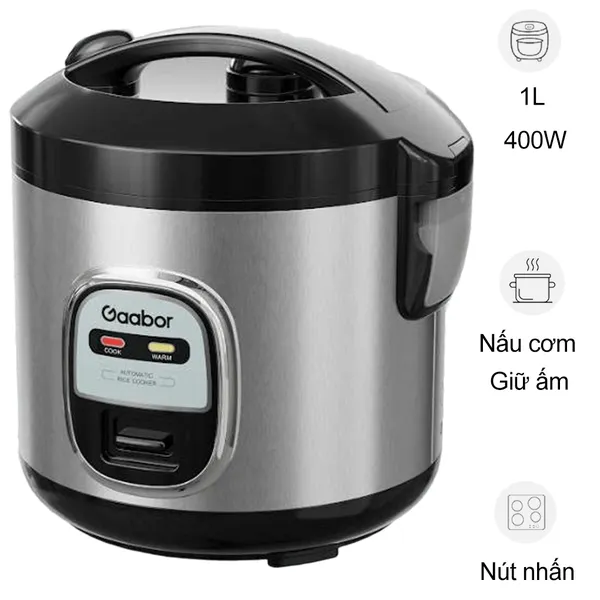 Nồi Cơm Điện Gaabor RC20M-YE01A 1 Lít