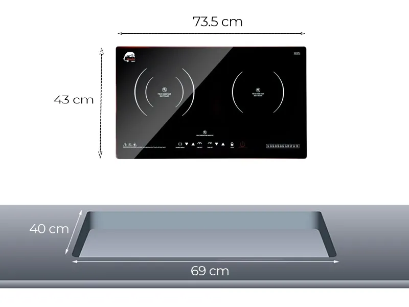 Bếp từ đôi IRUKA I-20 3500W