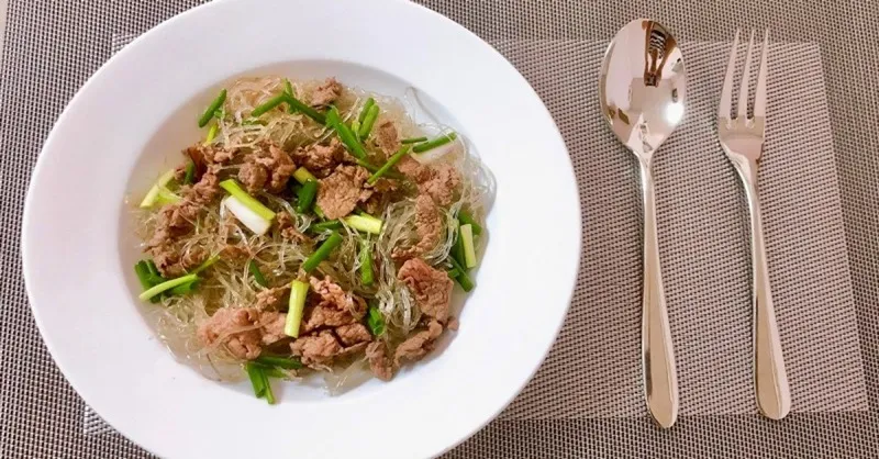 2 Cách làm miến xào thịt bò thấm vị chuẩn ngon như ngoài tiệm