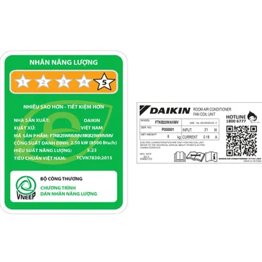 Máy Lạnh Daikin Inverter 1.5 HP FTKB35WMVMV/RKB35WMVMV 6