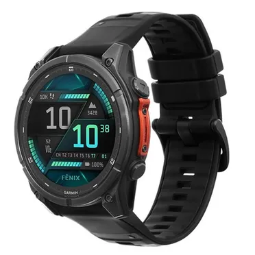 Garmin Fenix 8 47mm viền thép dây silicone