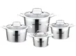 Bộ nồi inox 5 đáy Sunhouse SH783 16-20-24-28 cm