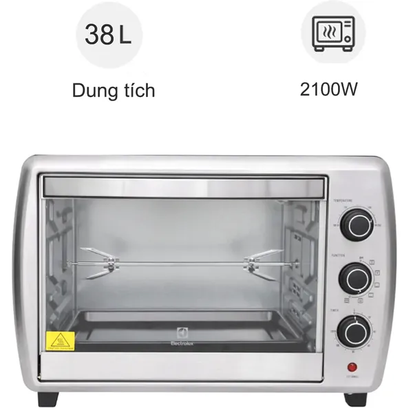 Lò nướng Electrolux EOT38MXC 38 lít