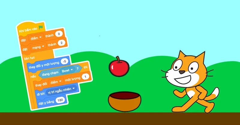 Hướng dẫn cách làm game trên Scratch chi tiết cho người mới