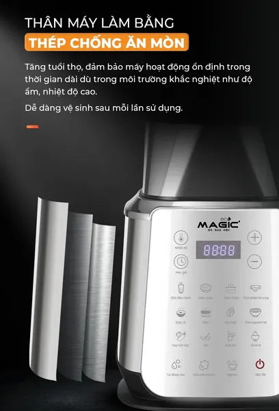 Máy Xay Sữa Hạt Magic Eco AC-145 1.75 Lít