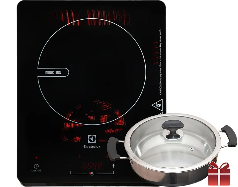 Bếp từ đơn Electrolux ETD29MKC 2000W (Tặng Kèm Nồi)